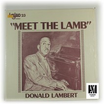 건방죽 희귀앨범 LP판 레코드 Donald Lambert Meet The Lamb Piano Jazz Vinyl LP NM