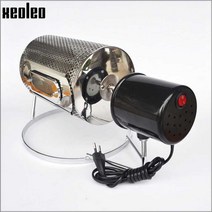 Xeoleo 가스 커피 로스터 자동 회전 커피 베이커 가정용 커피 콩 로스터 땅콩/멜론 씨앗 600 g에 적합, UK+220V 50HZ