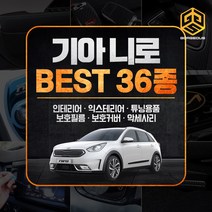 [골져스] 구형 니로 용품 튜닝 악세사리 모음, 29 송풍구 컬러 틈새몰딩 블루