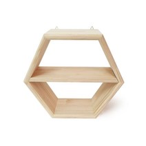 ＧОÐＺｉĿŁА몰(WIZ0041) 육각진열장 2단 슬라이드 미니 선반 진열장 원목수납장 오픈형장식장 원목미니선반 원목진열장 원목가구ŁØvŒ, ⁀‿⁀