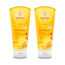 (당일출고) 유통기한 임박 벨레다 카렌듈라 샴푸 앤드 바디워시 200ml 2개