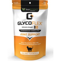 미국 VETRISCIENCE Glycoflex 3 고양이 노령묘 관절영양제 120g MSM, 상품선택