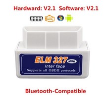 코드 리더 스캔 최고의 obd2 스캐너 elm327 v1.5 wifi obd 2 자동차, 흰색 bt v2.1