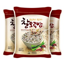 현대농산 2022년 햇곡 국산 찰오곡밥 1.8kg (600gx3봉), 1개, 600gx3