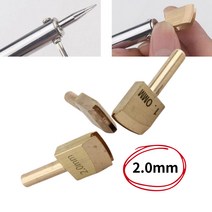 가죽공예 공구 인두팁 크리져 라인표시 씰링팁 2.0mm