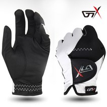 GNX 쿨스킨 남성 기능성 골프장갑 화이트블랙, 단품