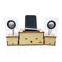 LED 크리스탈 우드 블루투스 스피커 만들기 S2 RTT