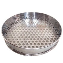 블루베리선별기 블루베리수동 체 매실 마늘, 직경 30cm 올 스테인리스