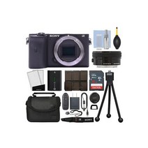 Sony a6600 소니 알파 미러리스 4K 디지털 카메라 16-50mm 렌즈 블랙 16G