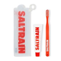 SALT RAIN 트래블 키트 레드(치약1개 + 칫솔1개) Travel Kit - Red, 1개