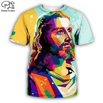 예수님 그리스도 PLstar Cosmos Christian olic Jesus R Streetwear 3DPrint Summer Casual Funny T-shirts, 03 T-shirts_10 6XL