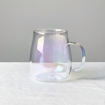 오로라 홈카페 항아리 유리컵 머그컵 550ml 예쁜컵, 오로라 항아리 머그550ml