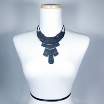 엔틱 패션목걸이 유니크한 큰 공연 목걸이 2009182