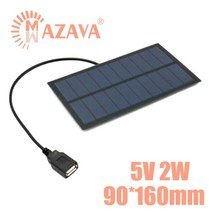 태양광 패널 300w 1000w 200w 태양 전지 출력 태양 전지 배터리 애완 동물, 5v2w