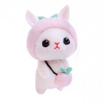 양모펠트토끼 DIY 귀여운 인형만들기키트 핑크