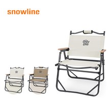 스노우라인 로우 체어 캠핑의자, 스노우라인 로우 체어 (코튼크림)