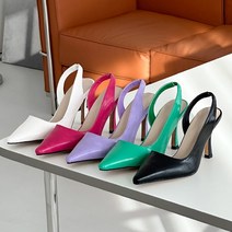 슈니슈 넬디 스팉레토 밴딩 슬링백 하이힐 9cm 5colors