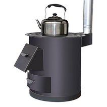 가마솥 화덕 무쇠 대형 업소용 솥단지 드럼통 소각로, 40cm 블랙 드럼  B세트(하단이미지참조)