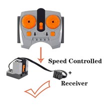 레고 호환 파워 펑션 동력 블럭 기술 부품 빌딩 블록 모터 호환 기술 기계 그룹 moc, rc-2