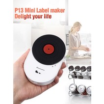 도트프린터 인쇄기 영수증 사무용 송장 다용도 라벨 Milestone Meihengtong MHT-P13 Portable Pocket small, 03 P13 5 rolls12x30_04 영국 플러그