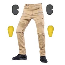 라이딩진 바이크바지새로운 사계절 편안한 탄성 오토바이 바지 클래식 야외 승마 안티 드롭 벨트 수호자, 09 good gear khaki_08 xxxxl