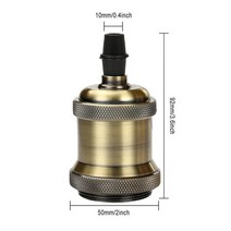 루이스폴센 ph5 버섯조명 취짐등 현대 led 빈티지 에디슨 e26e27 기본 레트로 펜던트 라이트 알루미늄 쉘 나사 전구 홈 복도 스튜디오 사무실 침실 램프, 녹색 취성