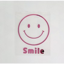 스마일 열전사지 옷디자인 티셔츠꾸미기 스티커, 레드, 꽉찬스마일, 1개