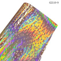 레이져각인기 각인장비UV레이저마킹산업용레이저프린터무지개 빛깔의 레이저 작은 별 양각 패턴 인조 가죽, 10 422110-10_01 30 by 135cm