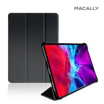 맥컬리 아이패드프로 12.9 4세대 북스탠드 온/오프 거치 케이스 BSTANDPRO4L, 블랙