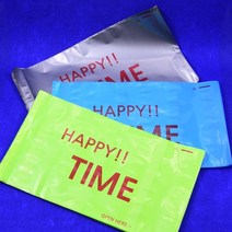 Easy Open 택배봉투 해피타임 디자인 LDPE - 3가지색 공장 직영 생산, 50매