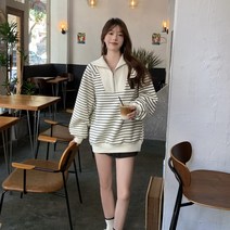 피피 ST 아노락 반집업 긴팔 맨투맨 탑