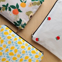 [DIY] (동영상설명) 생리대파우치만들기 바느질재료 베리 외 디자인선택, 사과