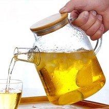 인블룸 저그 직화 내열유리 티포트, 1600ml
