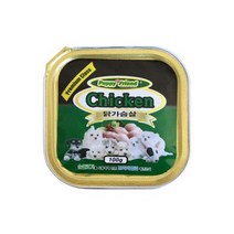 퍼피프랜드 사각캔 닭가슴살 100g X 24개/닭가슴살캔/닭가슴살캔사료/애견캔사료/애견통조림/캔사료/통조림, 퍼피프랜드 사각캔 닭가슴살 100g X 24개/닭가슴살