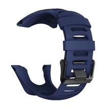 순토 다이빙컴퓨터시계 suunto ambit 1ambit 2 2r 2sambit 3용 yayuu 스트랩 suunto ambit 3 sport3 run3 peak용 실리콘 팔찌, 자정 블루