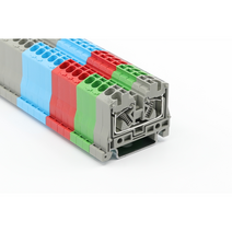 서일전자 USL-5RMD 300V 20A (1EA) 레일식 단자대 터미널블럭 커넥터, 회색-2P (1EA), 선택안함