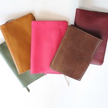 룽고가죽 북커버 책커버완제품 책표지리폼 북커버교체 천연소가죽, 17.국판 핑크, 1개