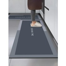 깔끔한 주방 바닥 매트 미끄럼 방지 피로예방 매트, 100cm-160cm, B