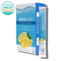 마시는 물에 타먹는 물대신 믹스베리 코스트코 레몬 콤부차 콤푸차 컴푸차 콤프차 콤부티 파우더 에이드 가루 분말 파우더 유산균 유익균 스코비 탄산스틱, 레몬콤부차 30포 x1박스