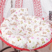 야외그네 라탄 원목 가든 체어 의자 벤치 그네의자 정원인테리어 야외 싱글 스윙 의자 쿠션 여러 가지 빛깔, 15 보라색