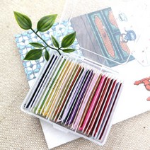 당일출고/ NEW 프랑스자수면사 24색상세트/ 실케이스포함/ 생활자수/ 독학자수용기초세트