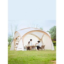 대형 돔텐트 텐트 쉘터 글램핑천막 돔 야외 카바나, 알루미늄봉모델달걀껍질딥커피-세트1