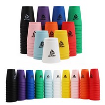 스포츠 순발력 향상 스피드 스텍스 컵쌓기 12개입 국내제작, 옐로우