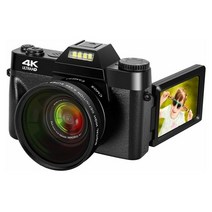 DSLR 카메라 입문용 4k 풀 hd 디지털 3inch 48mp 줌, 카메라만