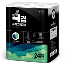 한예지 퓨어그레이스 4겹 천연펄프 화장지 30m 24롤 1팩, 1개