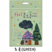 핸디몰 장승만들기(2개세트) 종이장승 얼쑤장승 솟대부조꾸미기, 콜크클레이100g-초록