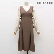 [코인코즈] 핀턱 블라우스 뷔스티에 원피스 세트 (IY1AO9100)