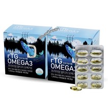 [CNC네추럴] 프리미엄 rTG 알티지 오메가3 (+비타민DE) PTP포장 2박스 (6개월분)