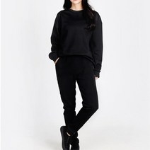 여자 겨울 기모 면 트레이닝 츄리닝세트 셋트 휘트니스 베이직 헬스복 애슬레저룩