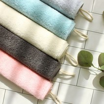 아트박스/어메니티타올 40수 코마사 무형광 주방타올 고리수건 70g 5장 세트, 무염색 5장